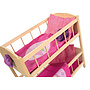 Roba - Dolls Bunk Bed Happy Fee Junior 57 X 31 Cm Wood Rosa