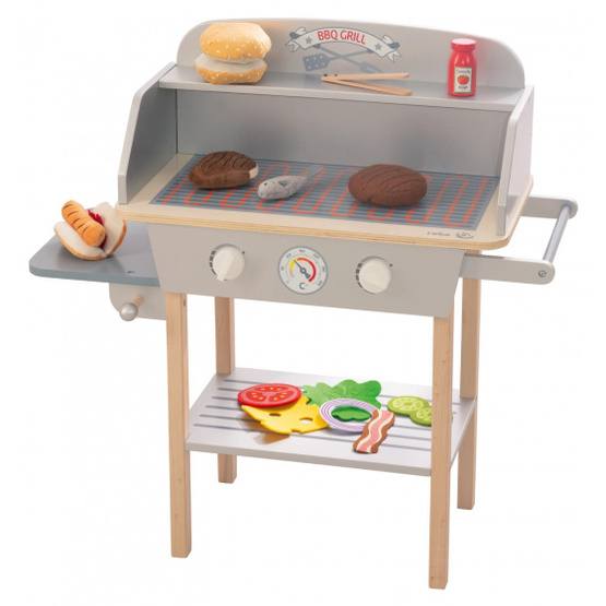 Roba - Toybarbecue Junior 71 X 70,5 Cm Wood 16-Piece