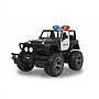JAMARA - Radiostyrd Polis Bil Jeep Wrangler 34 X 20 Cm 112 Svart