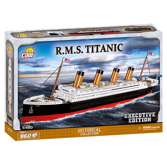 Cobi - Construction Kit R.M.S Titanic Abs Svart/Vit 960 Delar