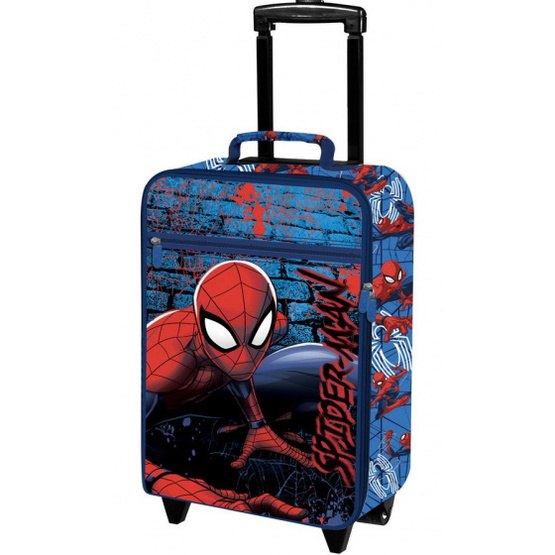 Marvel - Resväska Spiderman 33.5 X 53 X 18 Cm Blå / Röd
