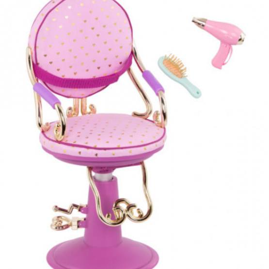 Our Generation - Dolls Lounge Chair Sitting Pretty Rosa 3 Delar