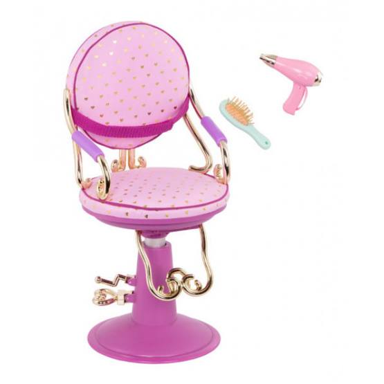 Our Generation - Dolls Lounge Chair Sitting Pretty Rosa 3 Delar