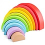 New Classic Toys - Shape Pussel Rainbow 10 Delar
