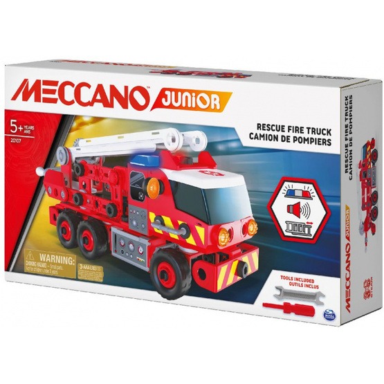 Meccano - Building Kit Brandbil 8 X 35 X 20 Cm Röd 154 Delar