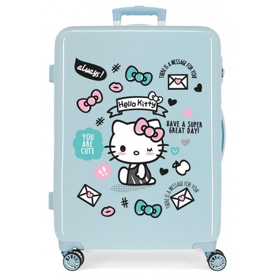 Sanrio - Resväska Hello Kitty 33 Liters Abs 38 X 55 Cm Blå