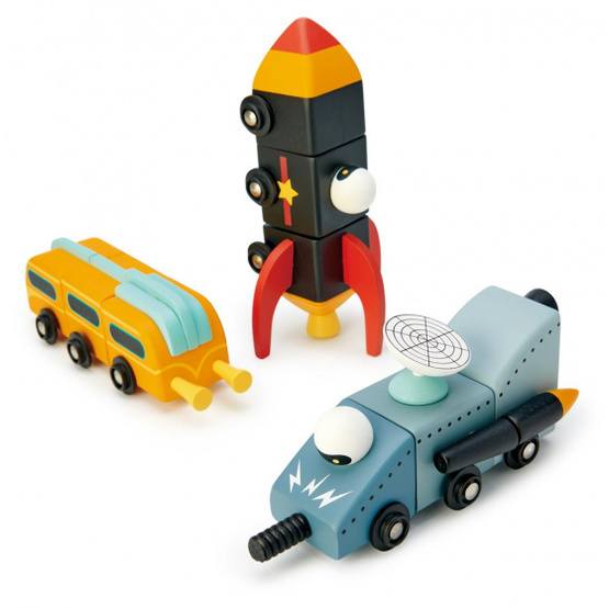 Tender Leaf Toys - Lekset Space Race 9 Delar