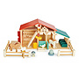 Tender Leaf Toys - Play Set Farm 51 X 38.5 Cm 21 Delar