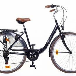 Amigo - Cykel - Style 28 Inch 50 Cm 6 Växlar Rim Brakes Svart