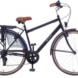 Amigo - Cykel - Style 28 Inch 56 Cm 6 Växlar Rim Brakes Matt Svart