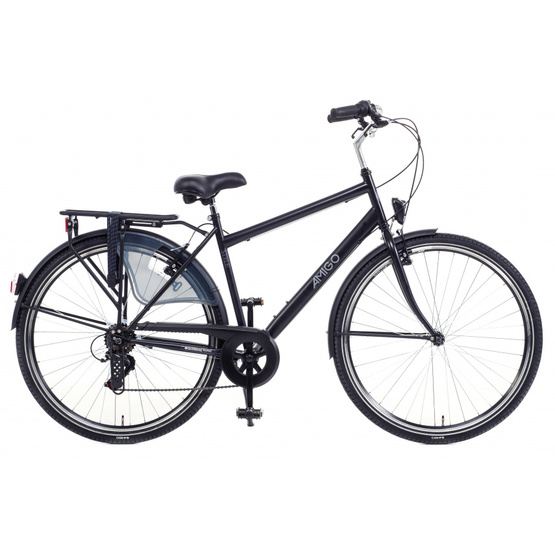 Amigo - Cykel - Style 28 Inch 56 Cm 6 Växlar Men Rim Brakes Svart