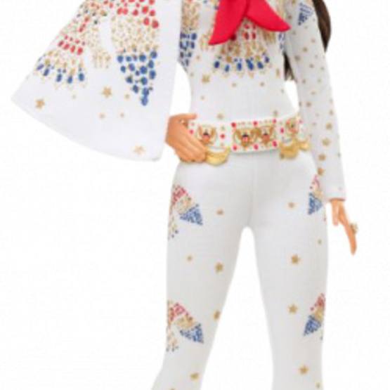 Barbie Docka Elvis Presley 38 Cm Vit/Guld 5 Delar