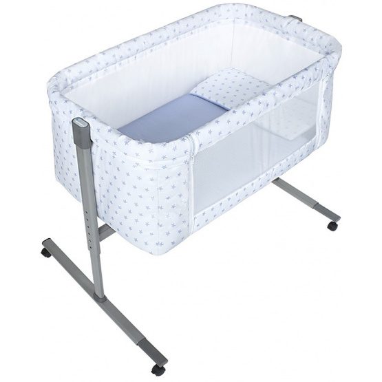 Interbaby - Vagga Star 55 X 85 X 90 Cm Bomull/Aluminium