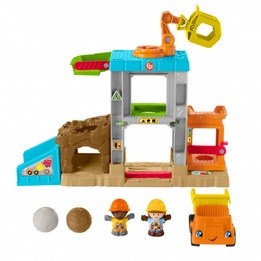 Fisher-Price - Play Set Little People Construction Site 7 Delar