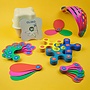 Clixo - Click Toys Super Rainbow 35,5 Cm Rosa 61 Delar