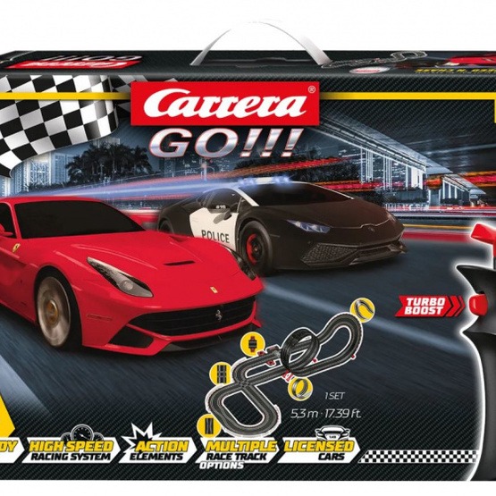 Carrera Track Set Speed ’N Chase 5.3 Meter 1:43 Svart 5 Delar