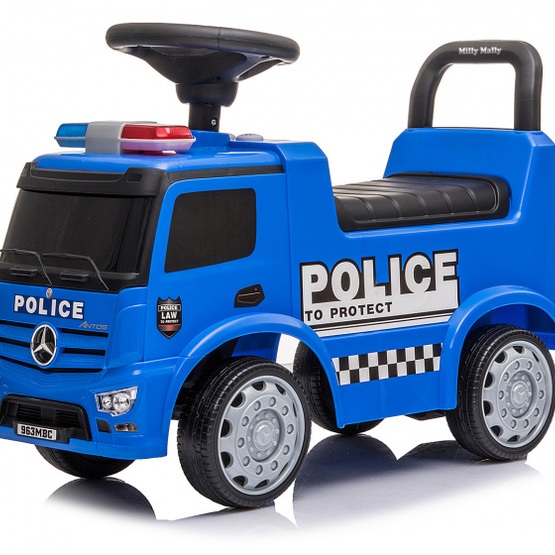 Milly Mally Gåbil Mercedes Antos Polis 60 Cm Blå