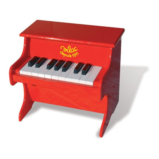 Vilac - Instrument - Piano (Rött)