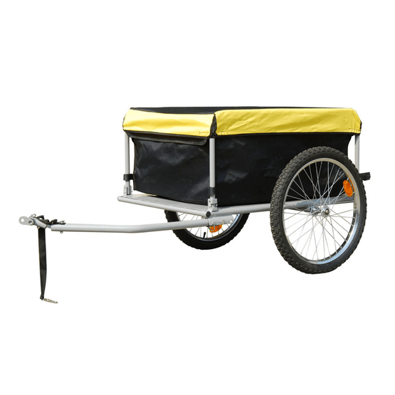 Cykelvagn - För Transport - Svart