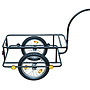 Cykelvagn - För Transport - Svart