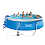 Bestway - Fast Set Rund Uppblåsbar Pool Set