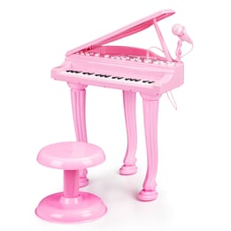 Barnpiano - 40X34X44,5 Cm - Med Mikrofon - Rosa