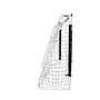 Fotbollsmål 300X200 Cm Vit - Fotbollsmål