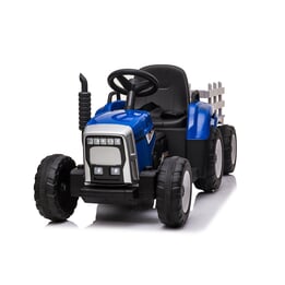 Elmanövrerad Traktor Med Släp Och Fjärrkontroll