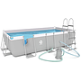 Avenli Frame Pool 400X200X99 Cm Med Sandfilterpump - Komplett Set