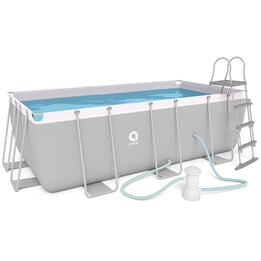 Simbassäng Med Filterpump - 400X207X122 Cm - Komplett - Avenli
