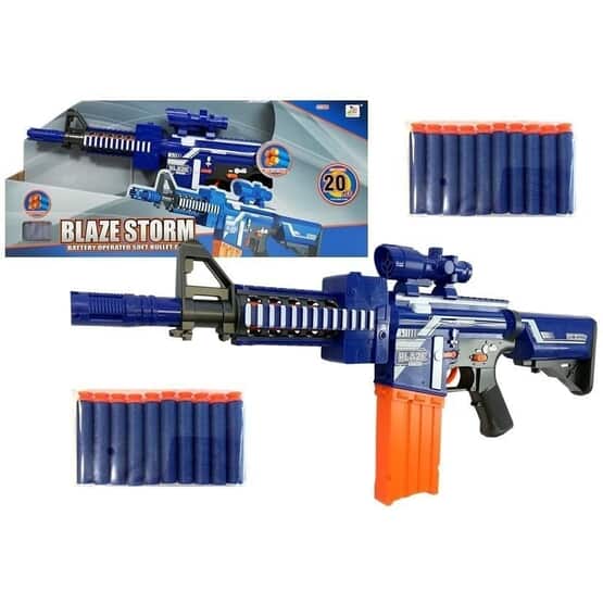 Blaze Storm - Nurf Leksakspistol - Prickskytt - 72 Cm - 20 Skott