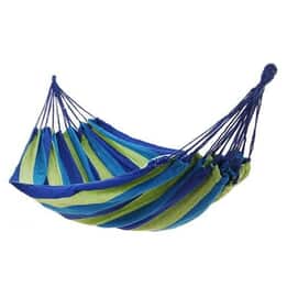 Hängmatta 2 Personer Xl – 220 X 160 Cm – Blå Rep