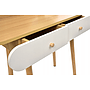 Sminkbord - Rund Spegel - Sminkbord - 80X40X122 Cm