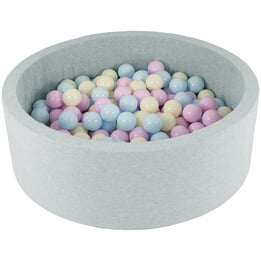 Bollhav - 150 Bollar - Runa - 90X30 Cm Bollhav - Rosa, Blå, Gula (Pastell) Bollar