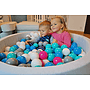 Bollhav - 200 Bollar - Rund - 90X30 Cm Bollhav - Rosa, Blå, Gula (Pastell) Bollar