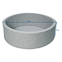 Bollhav - 200 Bollar - Rund - 90X30 Cm Bollhav - Rosa, Blå, Gula (Pastell) Bollar