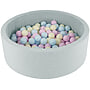 Bollhav - 200 Bollar - Rund - 90X30 Cm Bollhav - Rosa, Blå, Gula (Pastell) Bollar