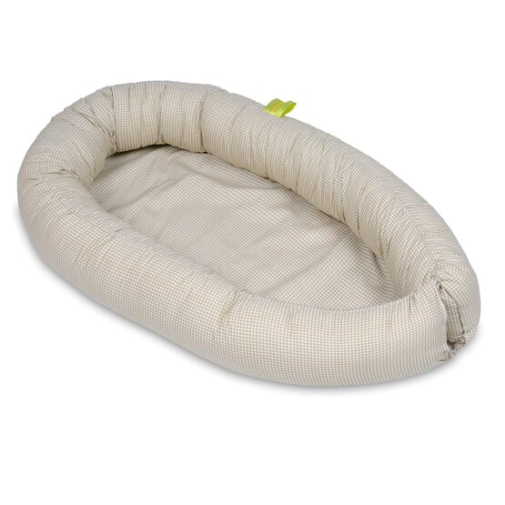 Babynest - Babynest - 0-8 Månader - 100% Bomull - 82X54Cm - Beige Rutig