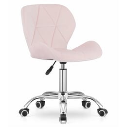 Kontorsstol Avola - Ergonomisk - Sammet - Rosa