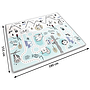 Babylekmatta -180X150X1,5 Cm - Dubbelsidig - Roll-Up