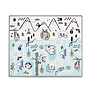 Babylekmatta -180X150X1,5 Cm - Dubbelsidig - Roll-Up