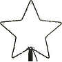 Flaggstångsjulgran - 300Cm - Led - Ip44 - 8 Ljuslägen