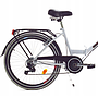 Fällcykel - 24 Tum - 6 Växlar - Vit, Svart
