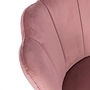 Skalstol - Fåtölj - 58X51X88 Cm - Sammet - Rosa, Guld