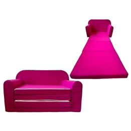 Bäddsoffa Barn - 170X100Cm - Rosa