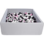 Bollhav - Robust Bollhav - 120X120 Cm - 600 Bollar Ø 7 Cm - Vit, Rosa, Grå, Svart