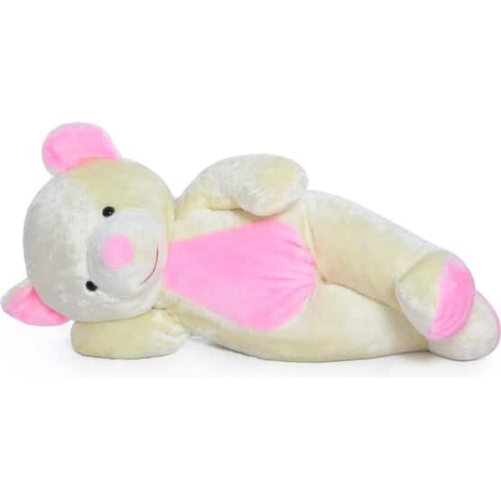 Gosedjur - Stor Nalle - Vit - Mjuk - 155 Cm - Xl
