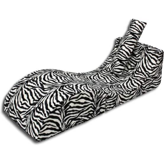 Hopfällbar Relaxsoffa Zebra