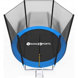Studsmatta 244 Cm - Med Skyddsnät Och Stege