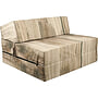 Gästmadrass Trämotiv - Hopfällbar Madrass - 200X90X15 Cm - Campingmadrass